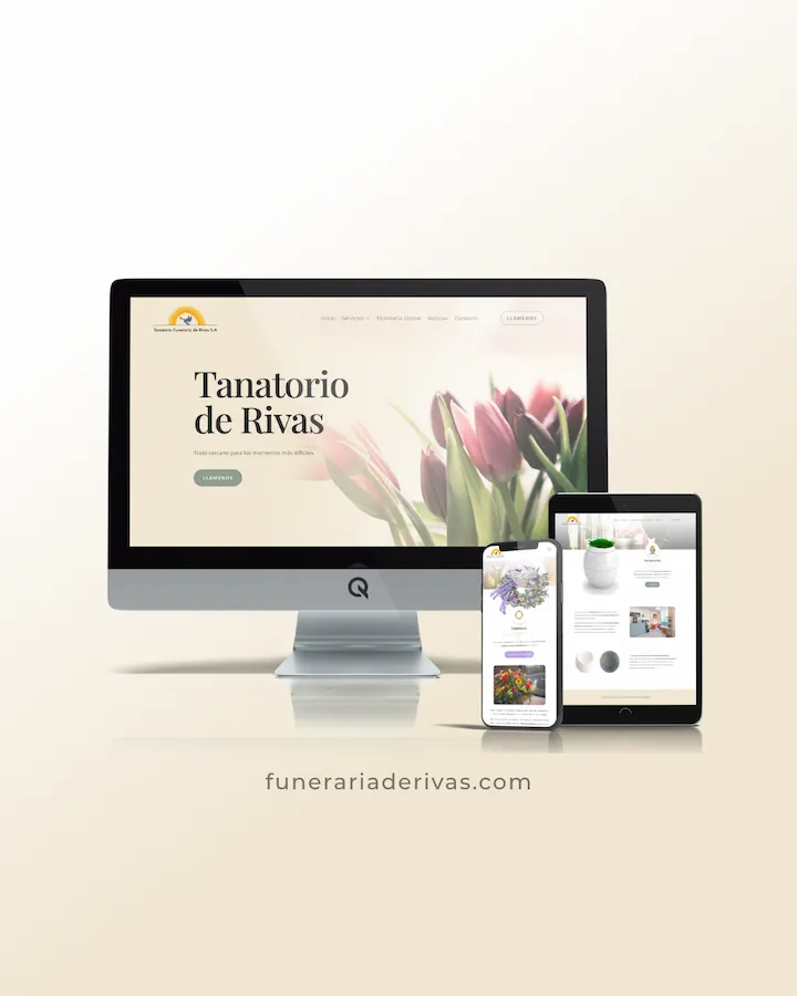 Diseño Web Funeraria Tanatorio Rivas Vaciamadrid