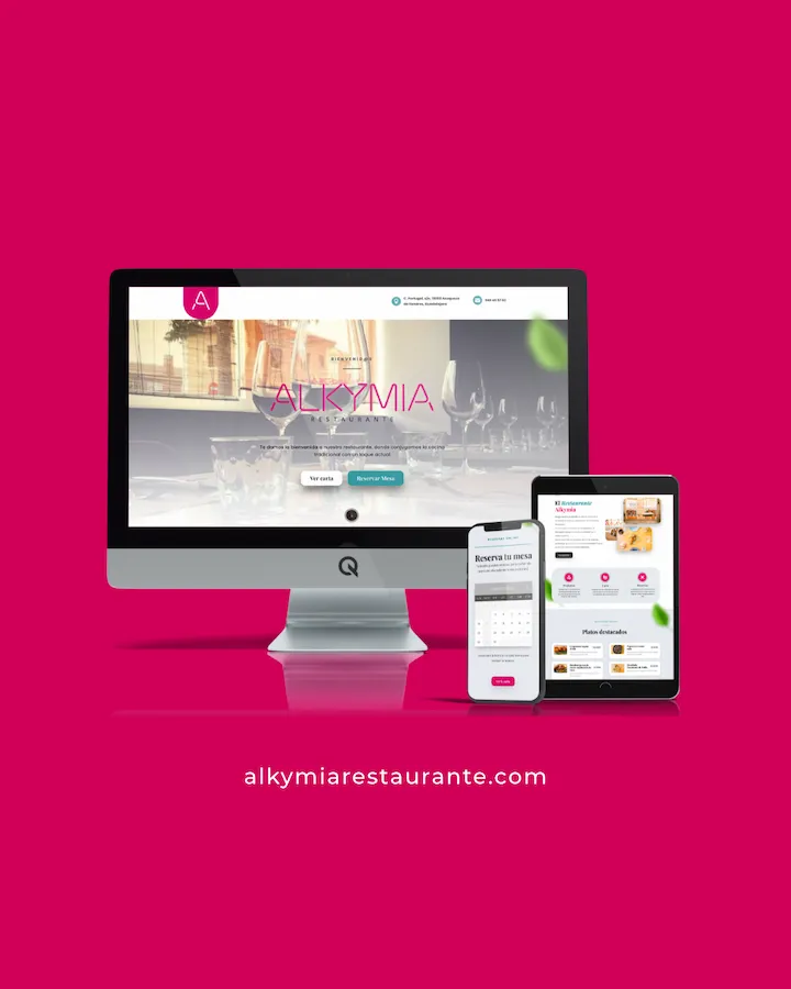 Diseño Web Restaurante Alkymia