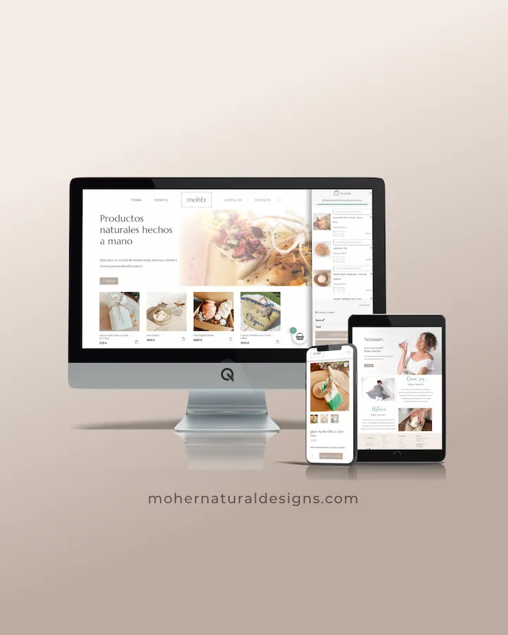 Diseño Web Tienda Online Moher
