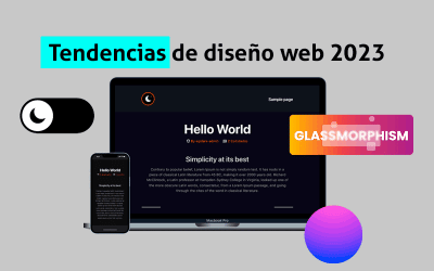 Nuevas tendencias de diseño web para 2023 que debes conocer