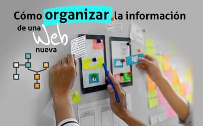 Cómo organizar los contenidos de tu web nueva
